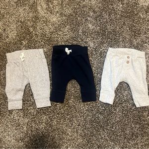 Carters newborn pants bundle